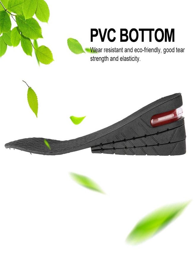 TMISHION Increase Insoles, Height Adjustable 4 Layer Increase Insoles Unisex PU Height of Heel Highest Insoles(03# 3 Layers) - Image 5